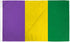 Mardi Gras (Plain) Flag 3x5ft Poly - Flags Importer