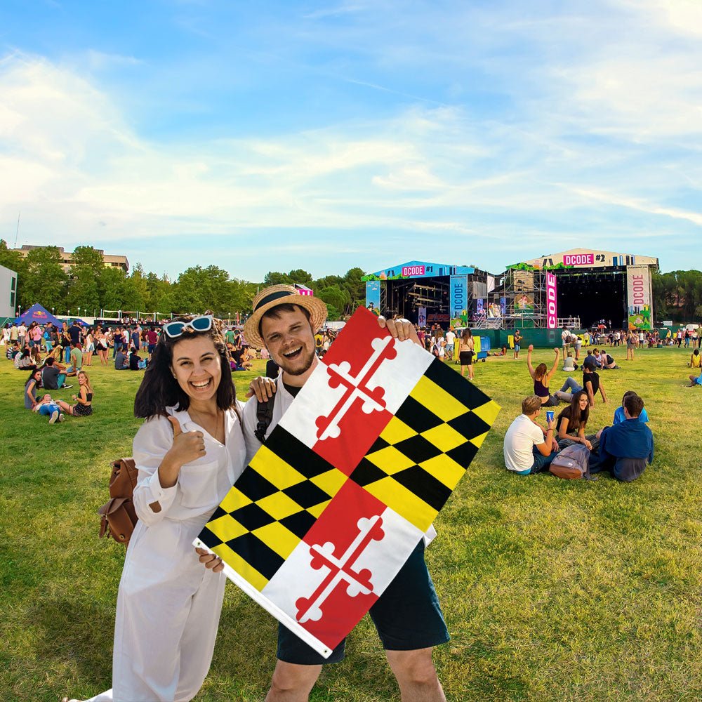 Maryland Flag 2x3ft Poly - Flags Importer