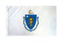Massachusetts Flag 3x5ft Poly - Flags Importer