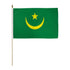 Mauritania (1959) 12x18in Stick Flag - Flags Importer