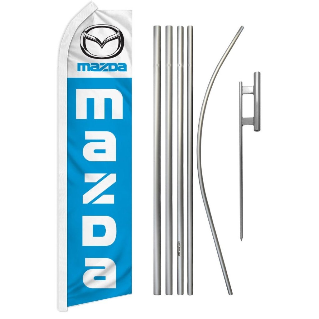 Mazda Super Flag & Pole Kit - Flags Importer