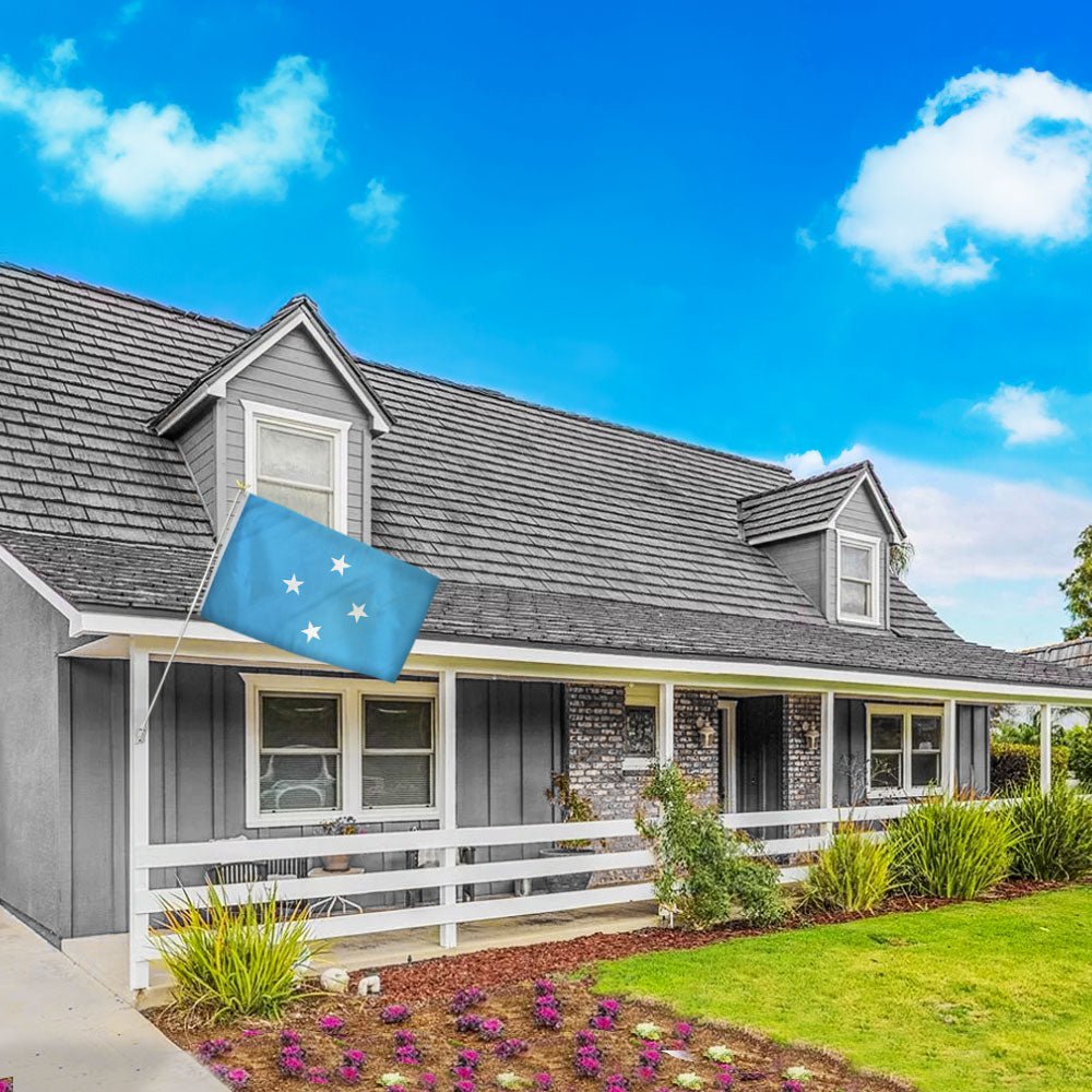 Micronesia Flag 3x5ft Poly - Flags Importer