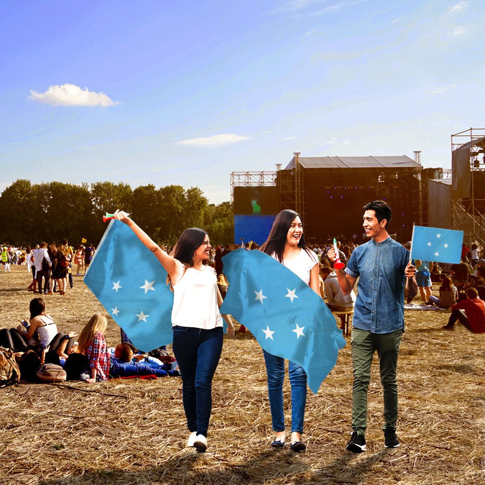 Micronesia Flag 3x5ft Poly - Flags Importer