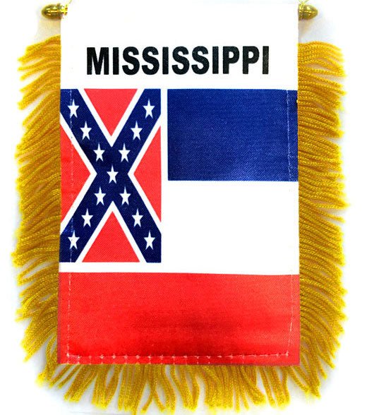 Mississippi (1894) Mini Banner - Flags Importer