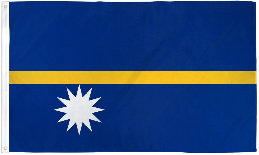 Nauru Flag 2x3ft Poly - Flags Importer