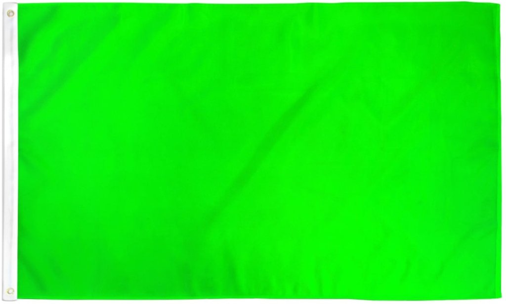 Neon Green Solid Color 2x3ft DuraFlag - Flags Importer
