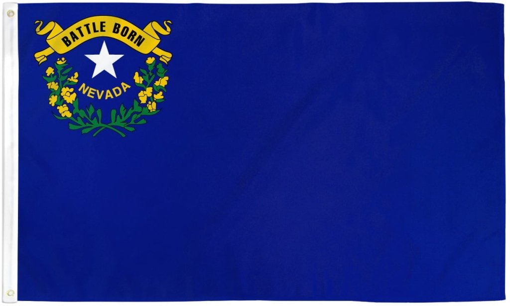 Nevada Flag 2x3ft Poly - Flags Importer