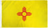 New Mexico Flag 3x5ft Poly - Flags Importer