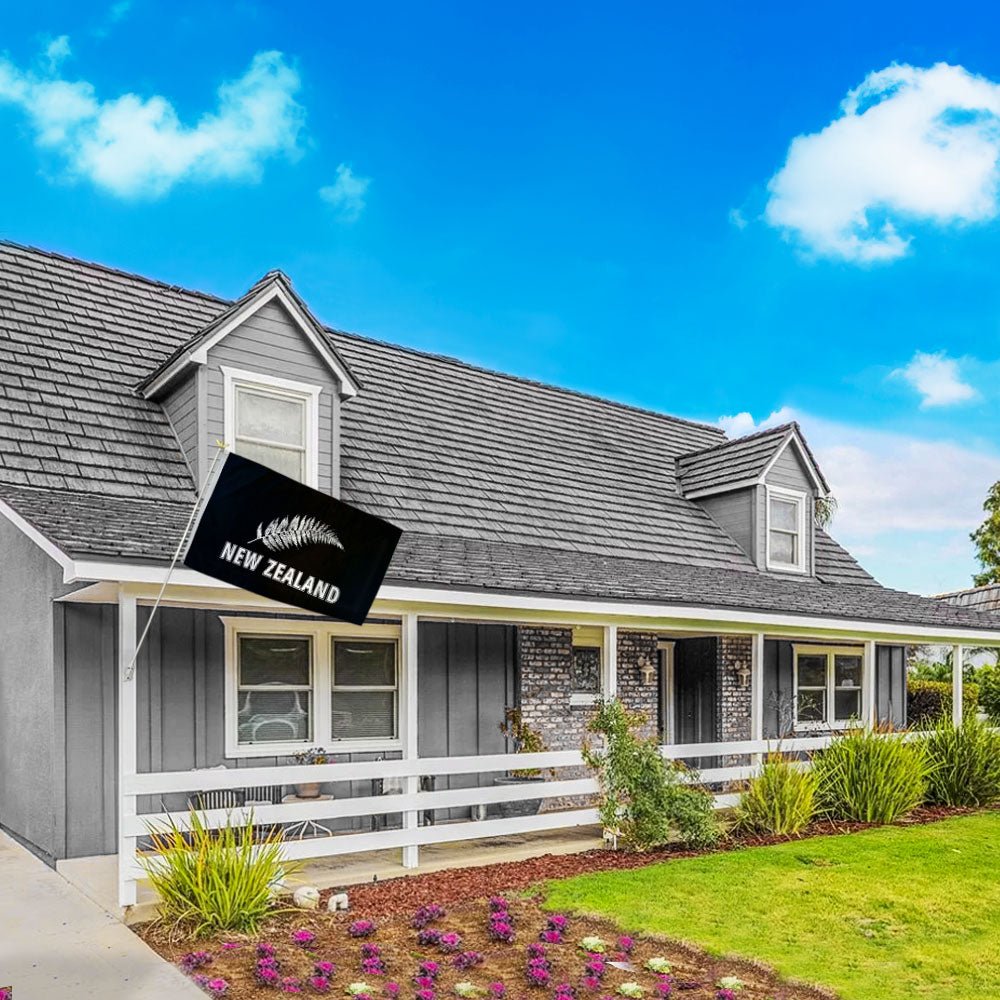 New Zealand (Silver Fern) Flag 3x5ft Poly - Flags Importer