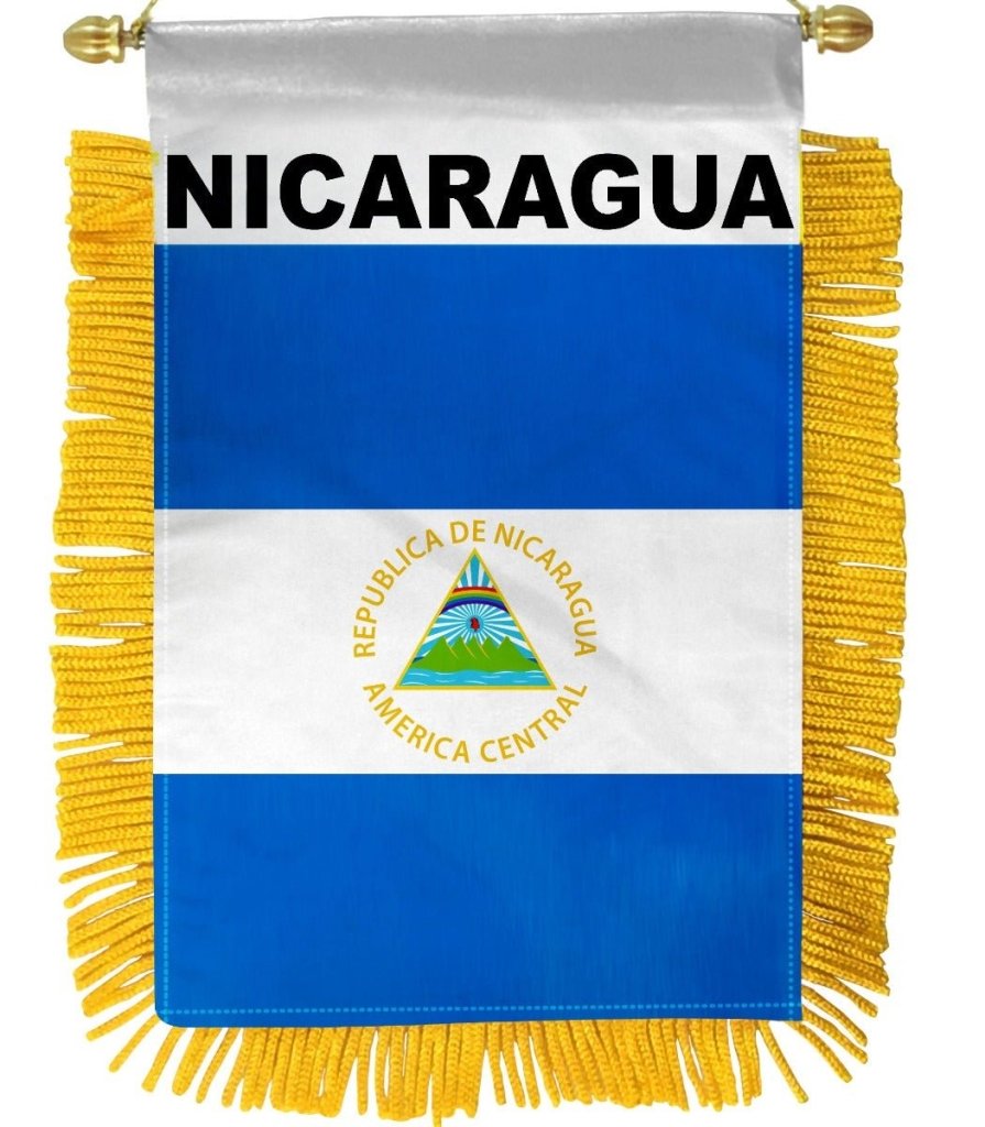Nicaragua Mini Banner - Flags Importer