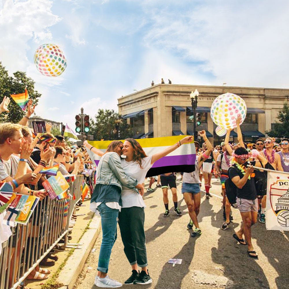 Non - Binary Flag 2x3ft Poly - Flags Importer