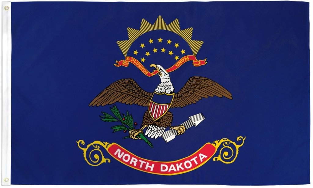 North Dakota Flag 2x3ft Poly - Flags Importer