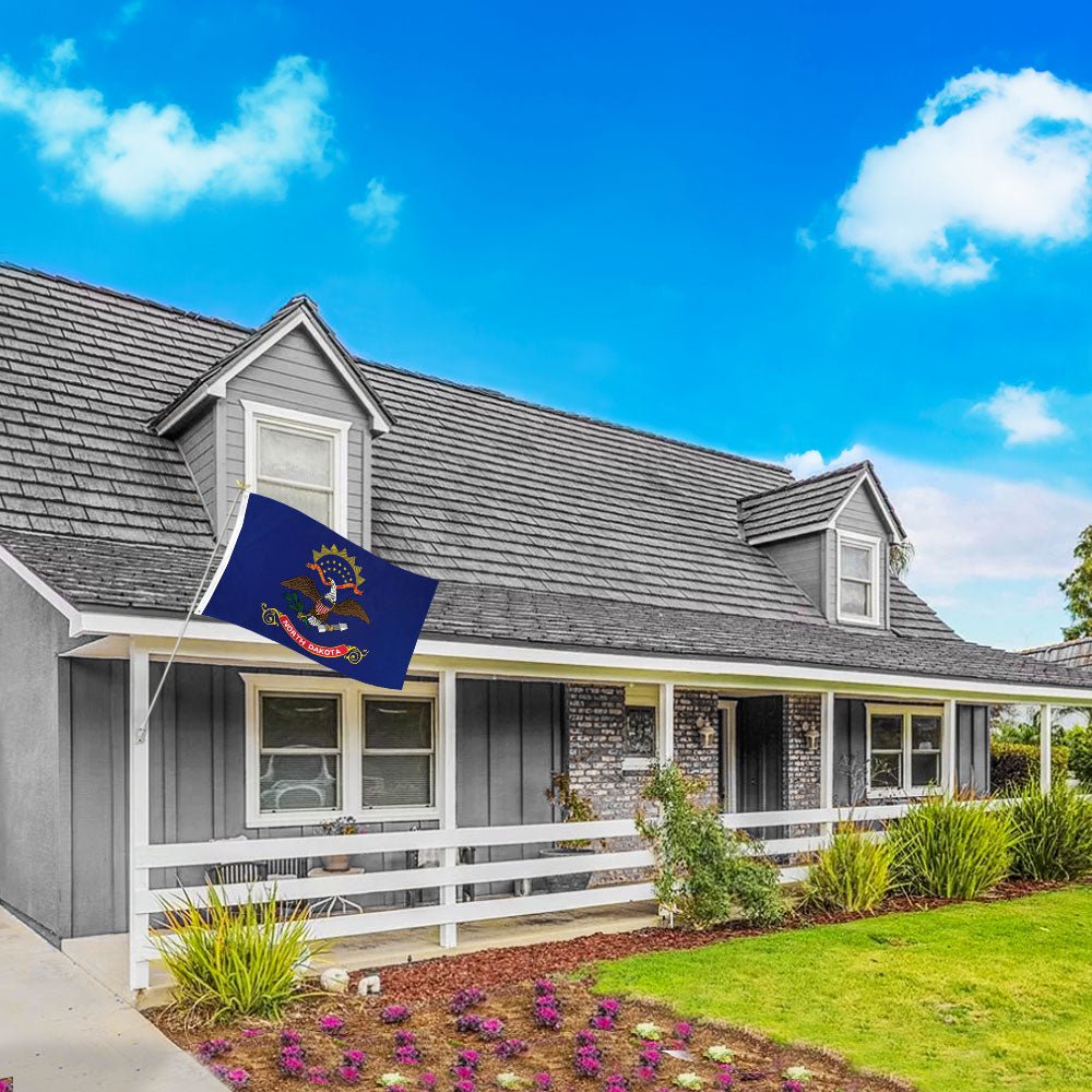 North Dakota Flag 3x5ft Poly - Flags Importer