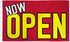 Now Open (Red) Flag 3x5ft Poly - Flags Importer
