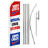 Official Smog Station Super Flag & Pole Kit - Flags Importer