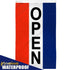Open (Vertical) Flag 3x5ft Poly - Flags Importer