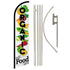 Organic Food Windless Banner Flag & Pole Kit - Flags Importer