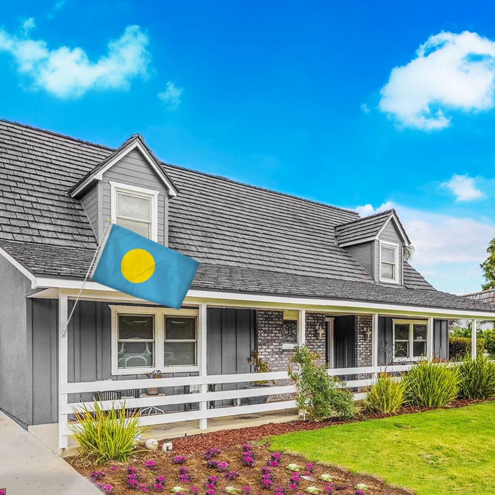 Palau Flag 3x5ft Poly - Flags Importer