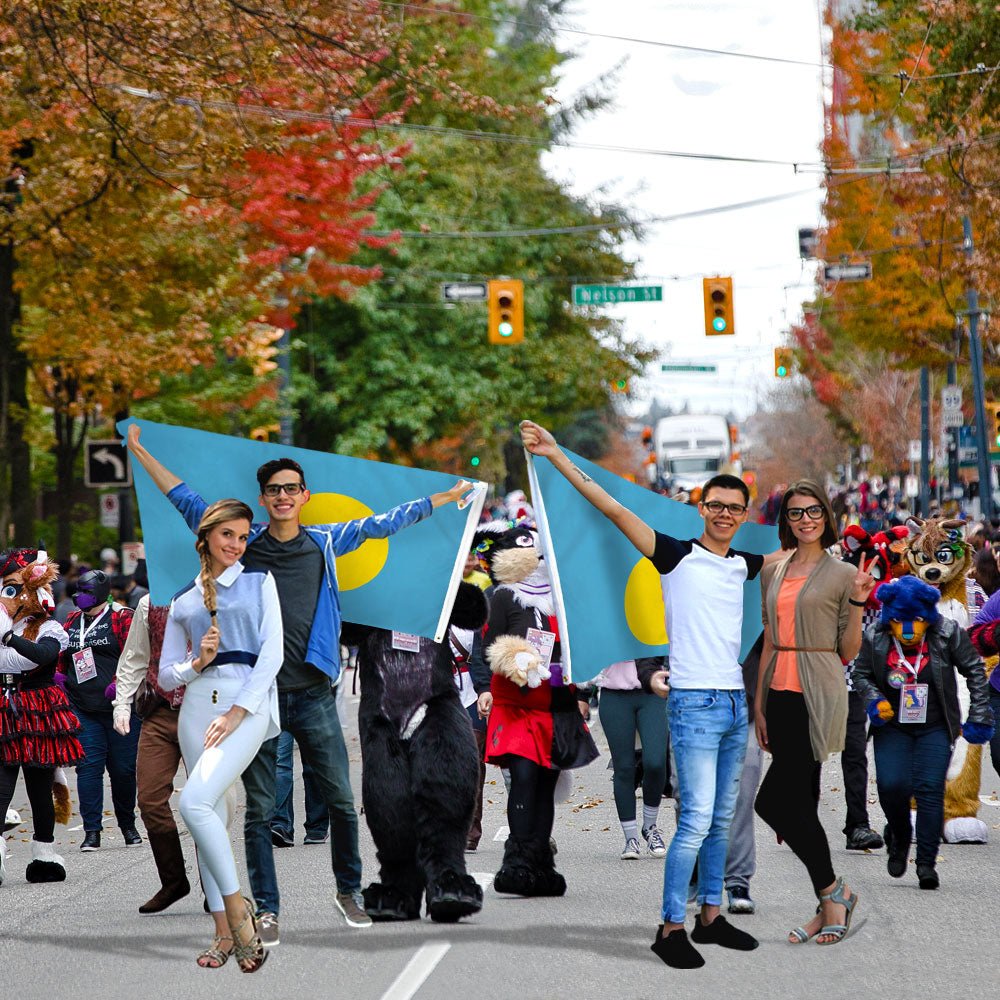 Palau Flag 3x5ft Poly - Flags Importer