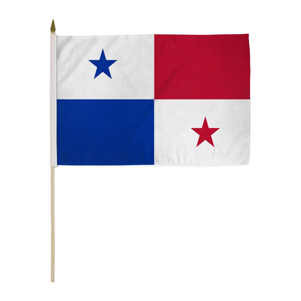 Panama 12x18in Stick Flag - Flags Importer