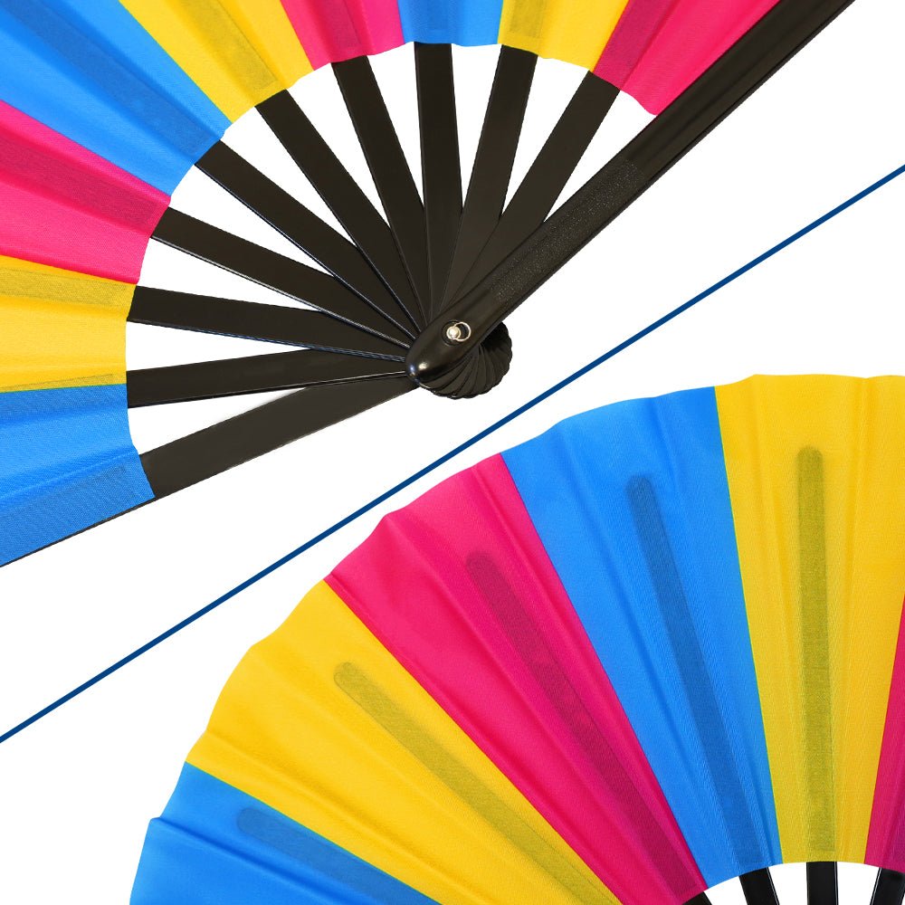 Pansexual X - Large Hand Fan - Flags Importer
