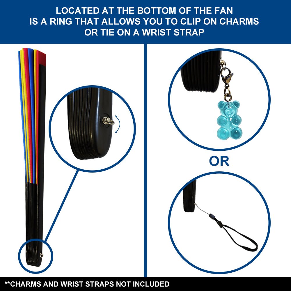 Pansexual X - Large Hand Fan - Flags Importer