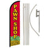 Pawn Shop Windless Banner Flag & Pole Kit - Flags Importer
