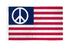 Peace USA (Standard) Flag 3x5ft Poly - Flags Importer
