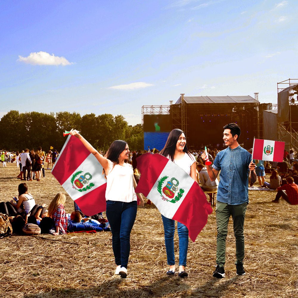 Peru Flag 3x5ft Poly - Flags Importer