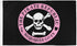 Pirate Republic (Pink) Flag 3x5ft Poly - Flags Importer