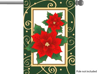 Poinsettias Garden Flag (28x40in) - Flags Importer