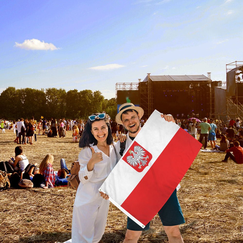 Poland (Eagle) Flag 2x3ft Poly - Flags Importer