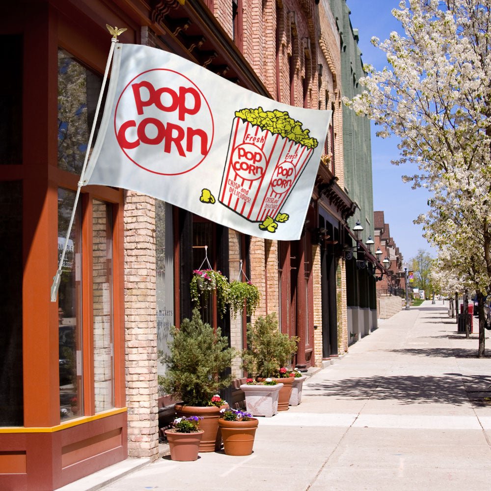 Popcorn Flag 3x5ft Poly - Flags Importer