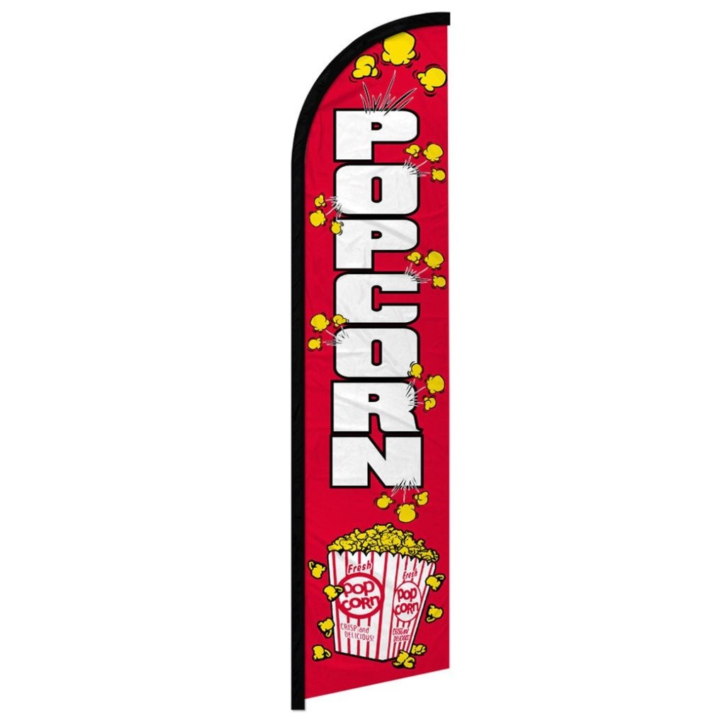 Popcorn Windless Banner Flag - Flags Importer