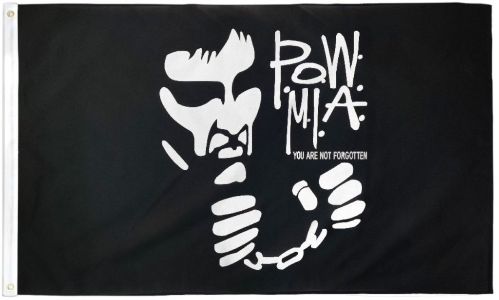 POW - MIA (Chain) Flag 3x5ft Poly - Flags Importer