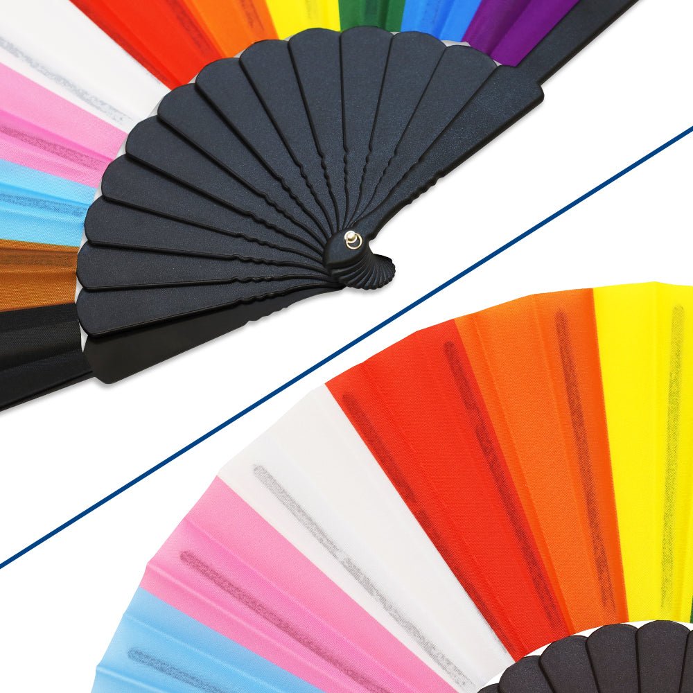 Progress Pride Small Hand Fan - Flags Importer