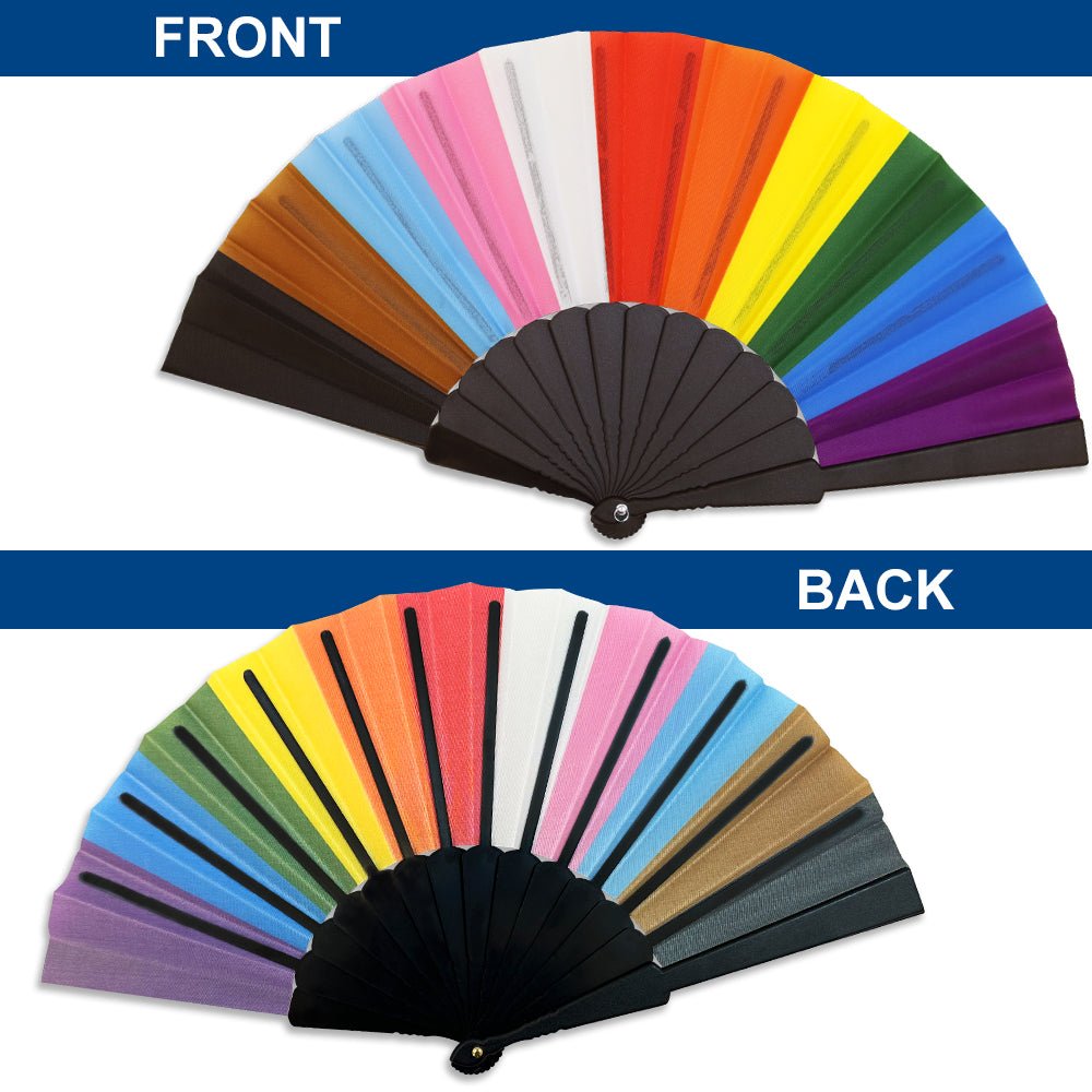 Progress Pride Small Hand Fan - Flags Importer