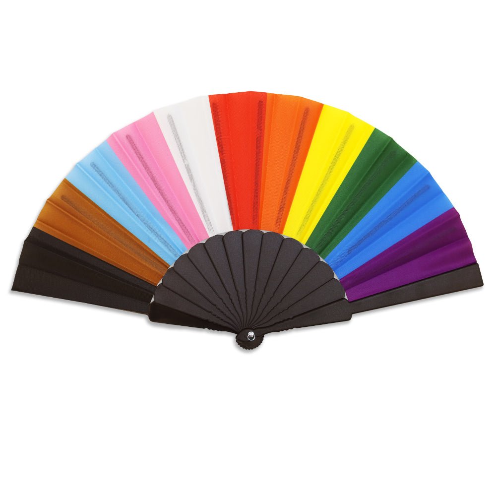 Progress Pride Small Hand Fan - Flags Importer