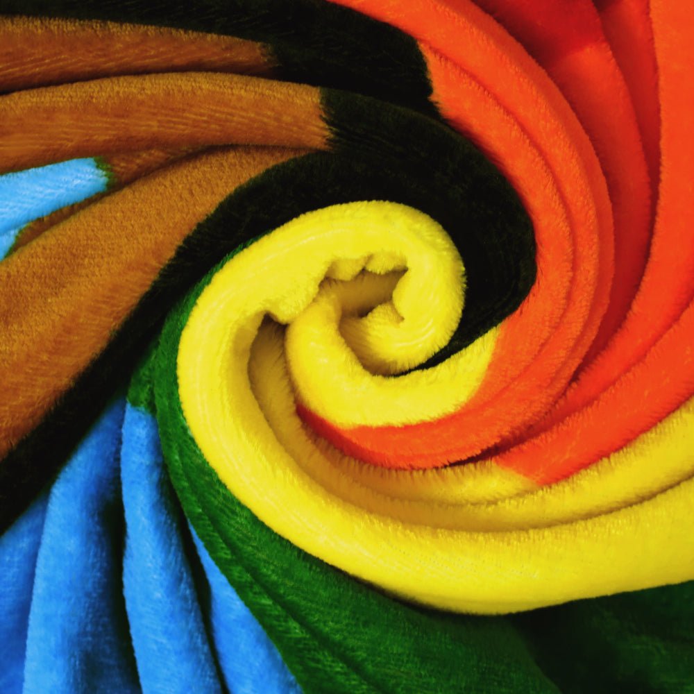 Progress Pride Soft Plush 50x60in Blanket - Flags Importer