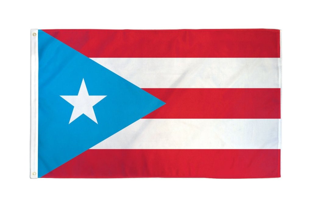Puerto Rico (Light Blue) Flag 3x5ft Poly - Flags Importer