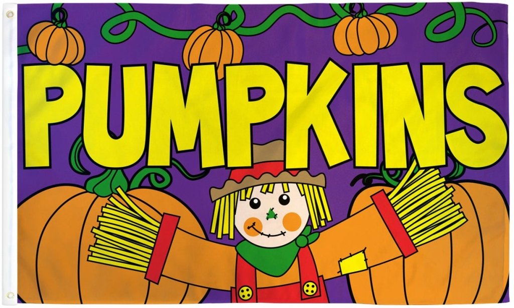 Pumpkins Flag 3x5ft Poly - Flags Importer