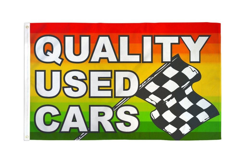 Quality Used Cars Flag 3x5ft Poly - Flags Importer