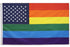 Rainbow US Stars Embroidered Flag 3x5ft - Flags Importer
