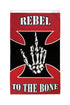 Rebel to the Bone Flag 3x5ft Poly - Flags Importer