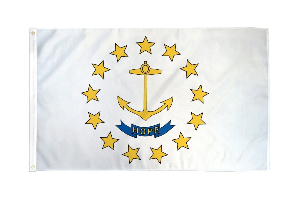 Rhode Island Flag 3x5ft Poly - Flags Importer