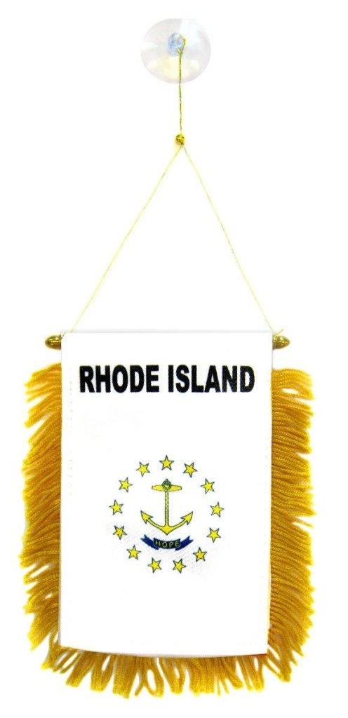 Rhode Island Mini Banner - Flags Importer