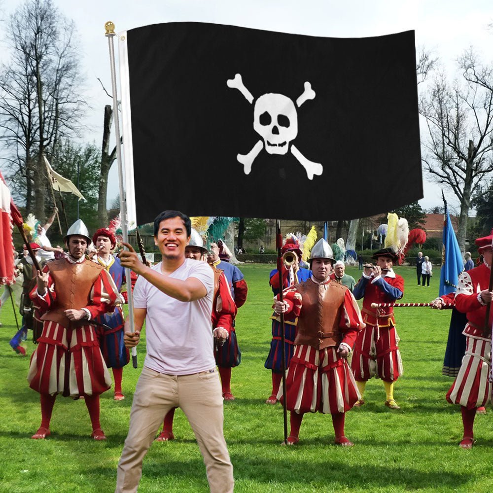 Richard Worley (Small) Pirate Flag 3x5ft Poly - Flags Importer