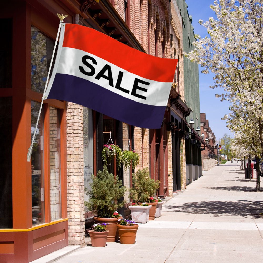 Sale (RWB) Flag 3x5ft Poly - Flags Importer