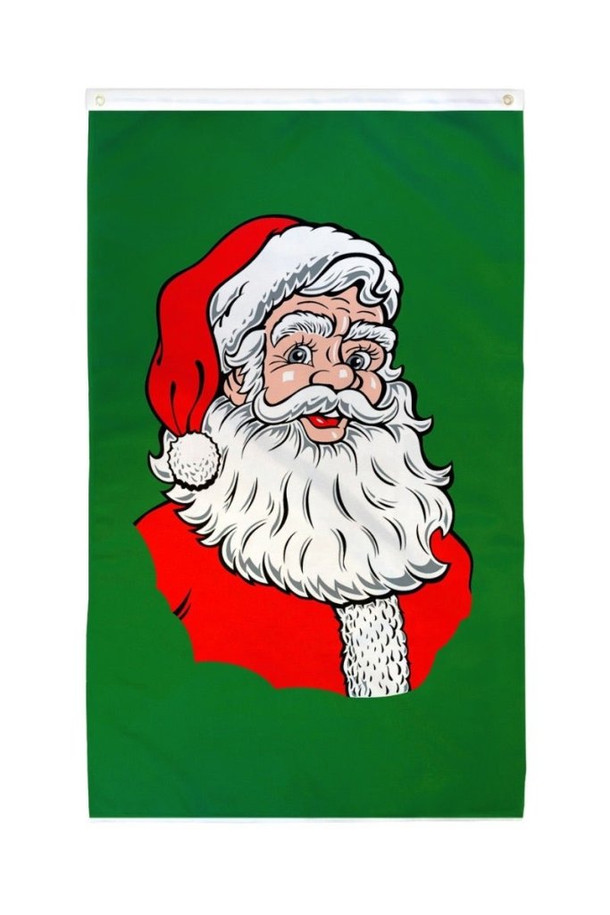 Santa Claus Flag 3x5ft Poly - Flags Importer