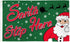 Santa Stop Here Flag 3x5ft Poly - Flags Importer